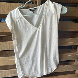 Express cream colored xs top. Like new